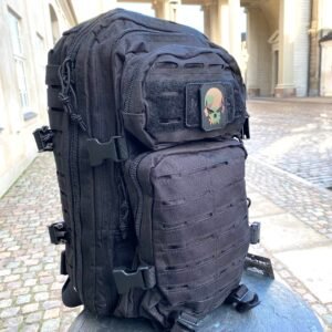 SORT SKOLETASKE LASER | 0-3 klasse