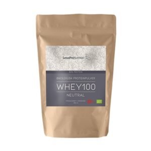 LinusPro Økologisk WHEY100 Proteinpulver – Neutral (500 g)