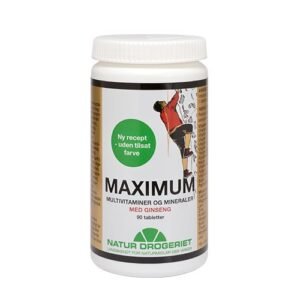 Maximum Extra 13 Vitaminer, 10 Mineraler & Ginseng - 90 stk.