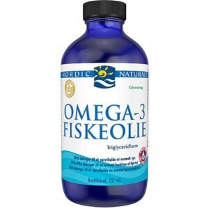 Nordic Naturals Omega-3 fiskeolie, citronsmag – 237 ml