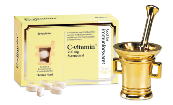 Pharma Nord C-vitamin 750 mg Syreneutral 90 tabl.