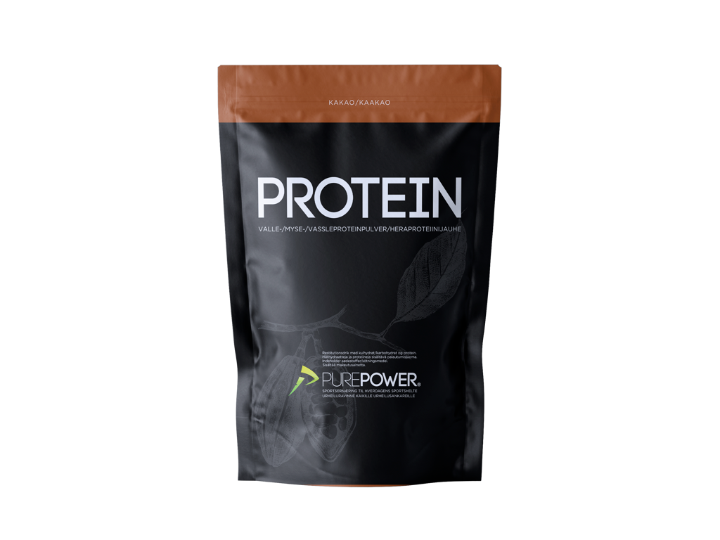 PurePower Proteinpulver - Valleproteindrik - Kakao 400 g