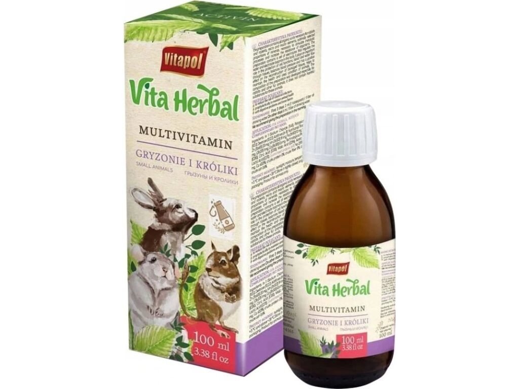 Vitapol Vita Herbal For Rodents And Rabbits, Multivitamin 100Ml