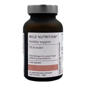 Wild Nutrition Fertility Support multivitamin til kvinder - 60 kap