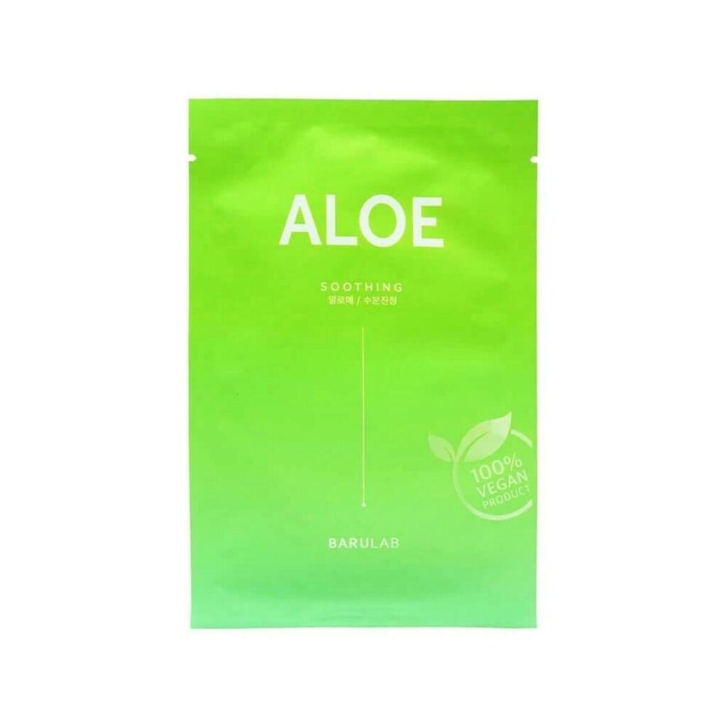Ansigtsmaske BARULAB The Clean Aloe Beroligende 23 g