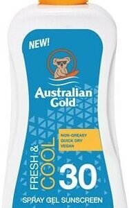 Australian Gold - Active Chill Sunscreen Spray Gel Spf 30 237 Ml - Solcreme