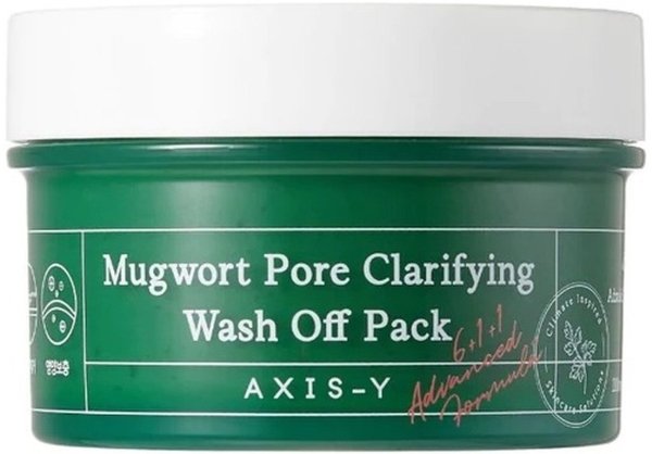 Axis-Y_Mugwort Pore Clarifying Wash Off Pack Rensende Ansigtsmaske Med Mugwort 50 Ml