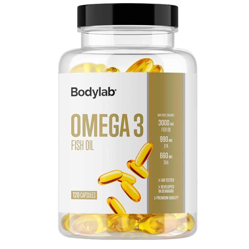 Bodylab Omega-3 Fiskeolie (120 stk)