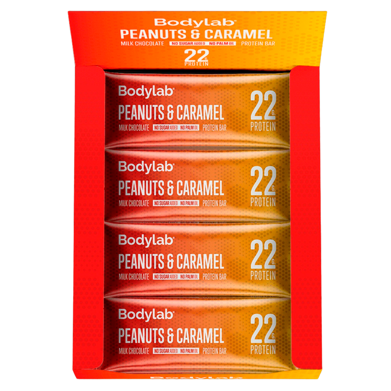 Bodylab Proteinbar Peanut & Caramel (12x65 g)
