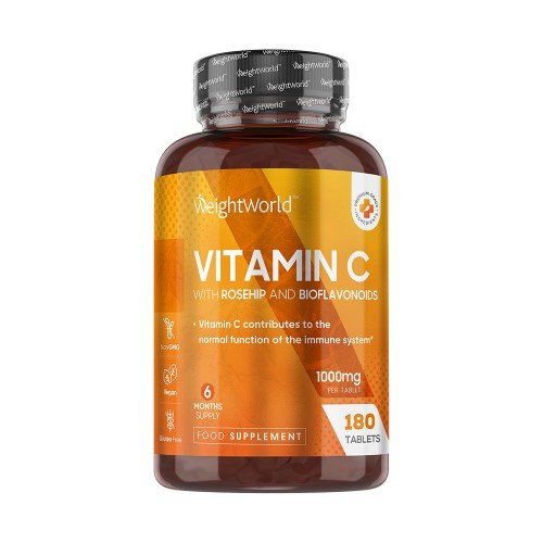 C-Vitamin + Hyben, 100 tabletter med Bioflavonoider 1000 mg - Til immunforsvaret