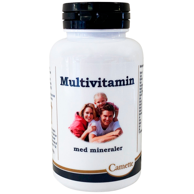 Camette Multivitamin Med Mineraler (120 stk)