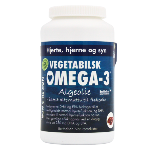 Dansk Farmaceutisk Industri Algebaseret Vegetabilsk Omega-3 (180 kapsler)