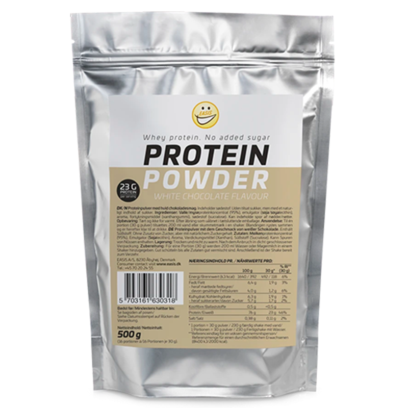 EASIS Proteinpulver Hvid Chokoladesmag (500 g)