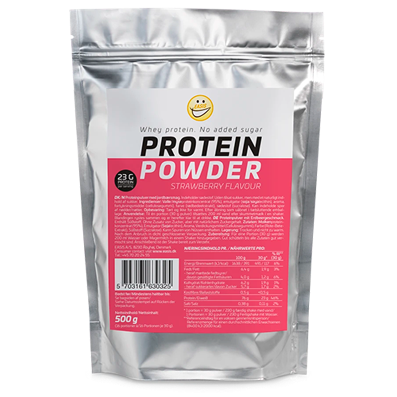 EASIS Proteinpulver Jordbærsmag (500 g)