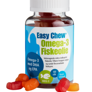 EasyChew Omega-3 Fiskeolie (60 tyggedrops)