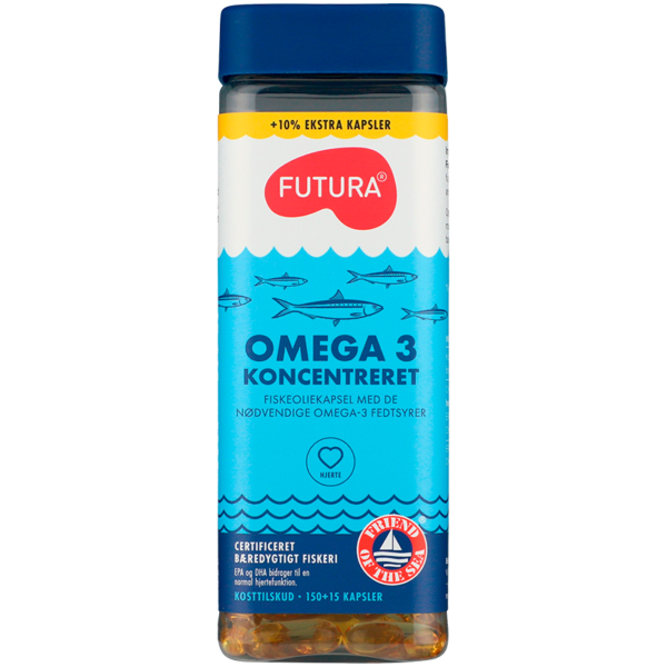 Futura Omega-3 Koncentreret (150 + 15 kaps)