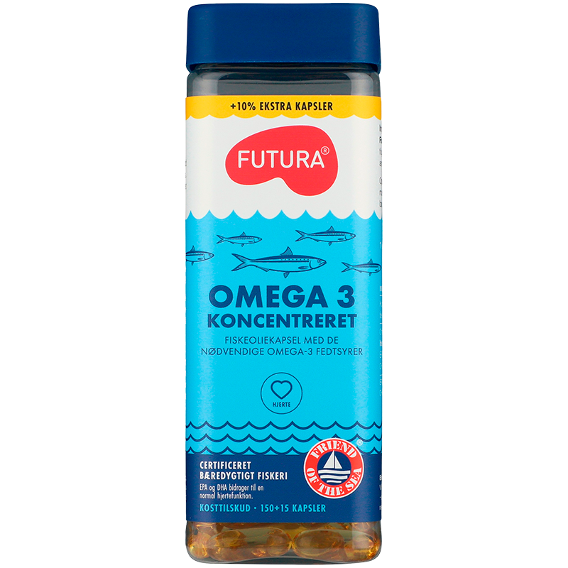 Futura Omega-3 Koncentreret (150 + 15 kaps)