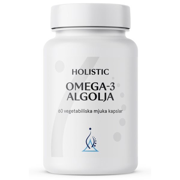 Holistic Omega-3 Algolja, 60 kapsler