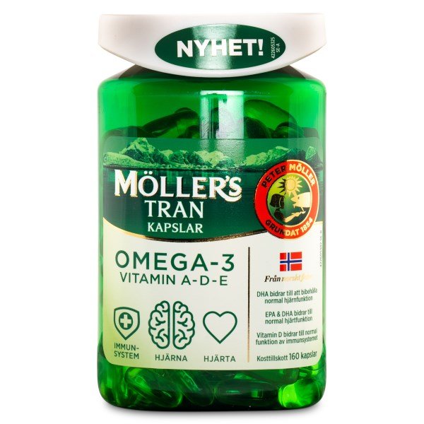 Möllers Omega-3, 160 kapsler