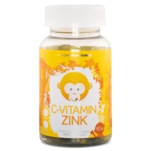 Monkids C-vitamin + Zink, 60 tyggetabl