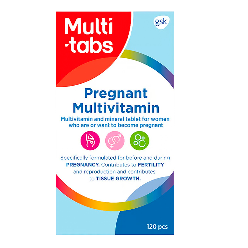 Multi-Tabs Pregnant Multivitamin (120 tabs)