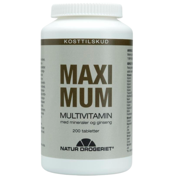 Natur Drogeriet Maximum med Ginseng (200 tabletter)