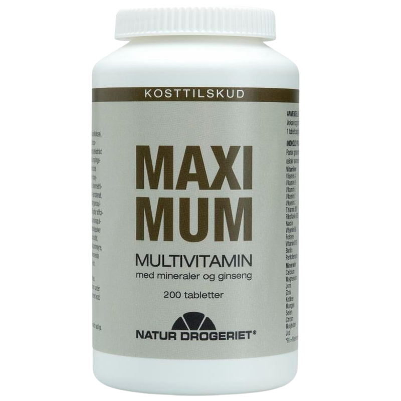 Natur Drogeriet Maximum med Ginseng (200 tabletter)