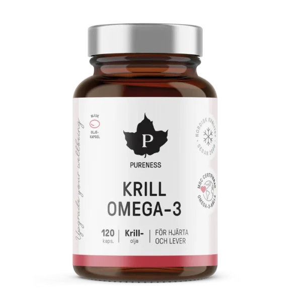 Omega-3 Krill 60 Capsules Pureness - 120 kapslar