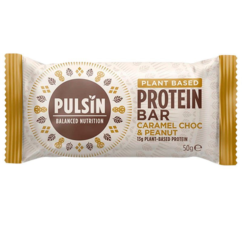 Pulsin Proteinbar Caramel Choc & Peanut (50 g)