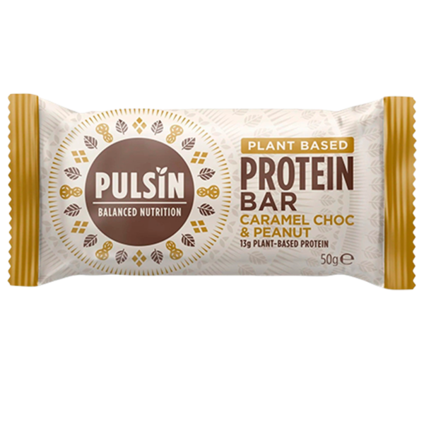 Pulsin Proteinbar Caramel Choc & Peanut (50 g)