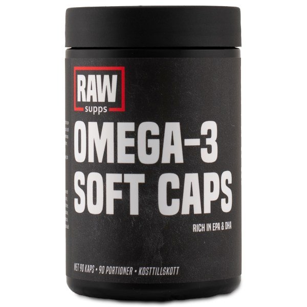RAW Omega-3 Soft Caps, 90 kapsler