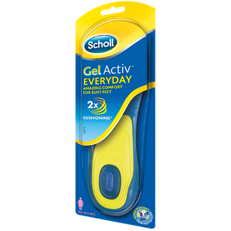 Scholl GelActiv Everyday Indlægssåler - str. 35,5-40,5