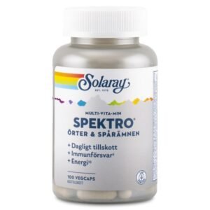 Solaray Spektro Multivitamin, 100 kapsler