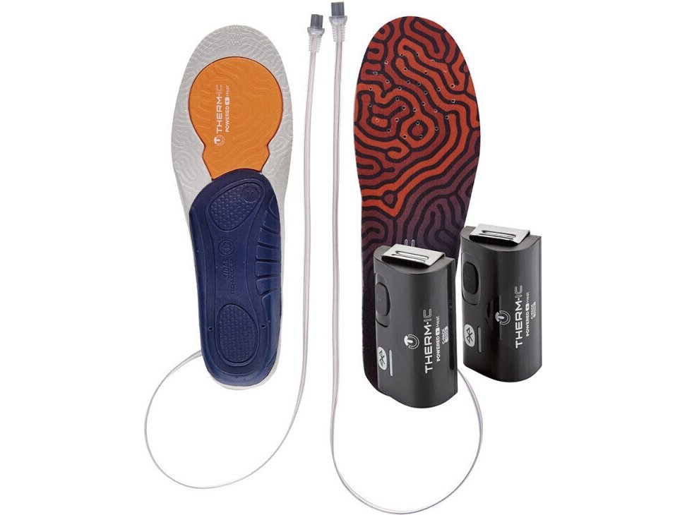 Therm-Ic Insoles 3D Set - Opvarmede Indlægssåler Med Batteri, Størrelse L