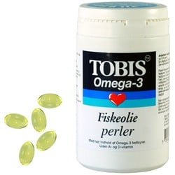 Tobis Fiskeolie Omega-3 676 mg (200 kap)