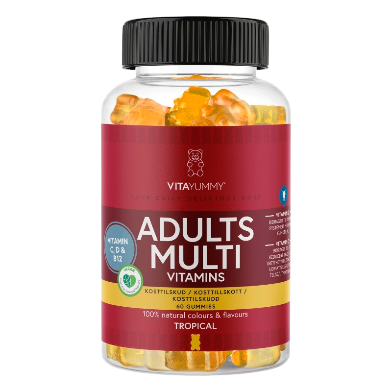 VitaYummy Adults Multivitamin Tropical (60 stk)