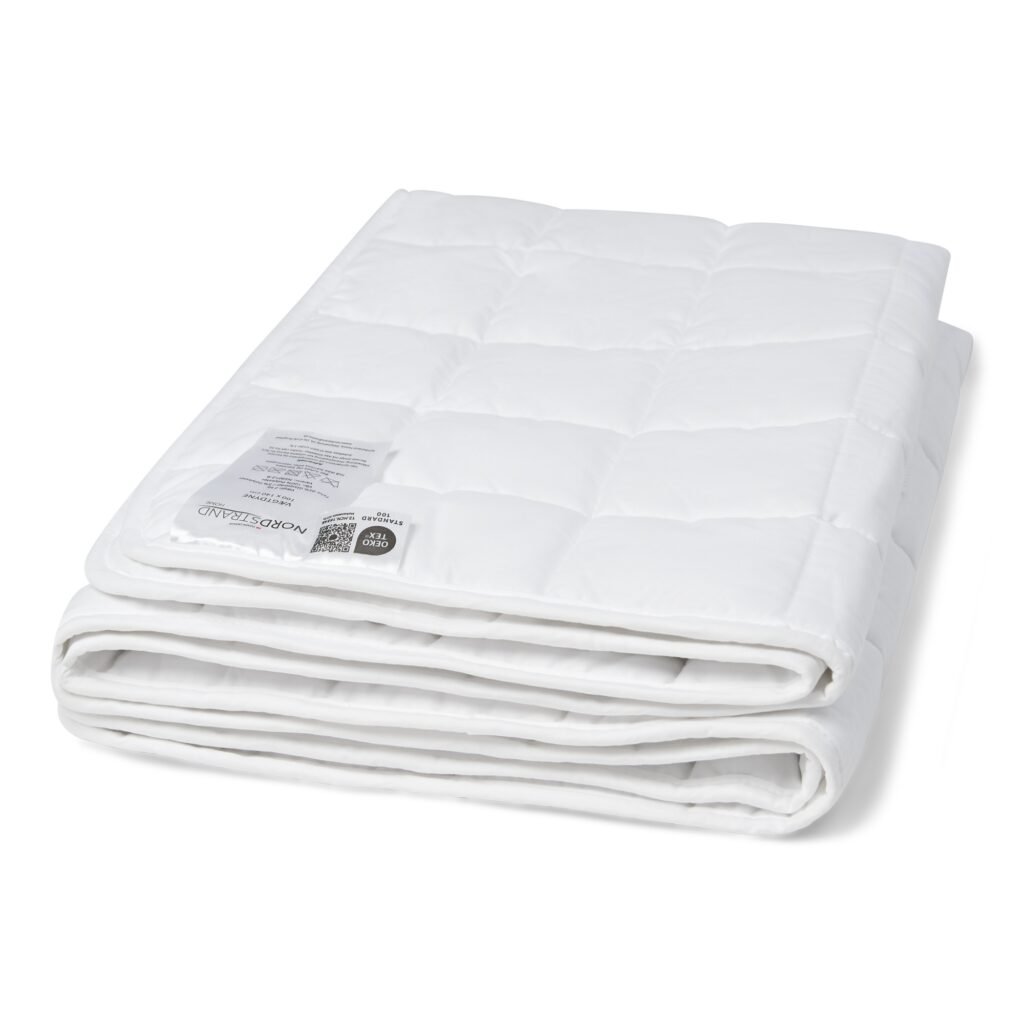 Junior tyngdedyne 100x140 cm - 2 kg vægtdyne med glasperler - Dyne med vægt til børn - Nordstrand Home kugledyne