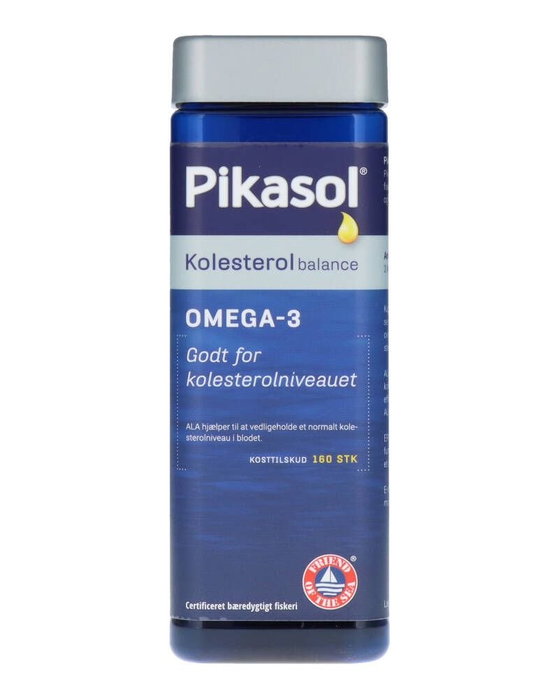 Pikasol Kolesterol Balance Omega-3 160 stk.