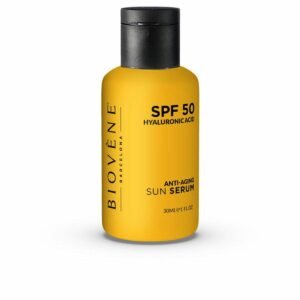 Solcreme til ansigtet Biovène HYALURONIC ANTI-AGING Spf 50 30 ml Serum Anti-Age