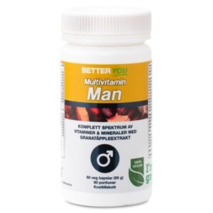 Better You Multivitamin Mand, 60 kapsler
