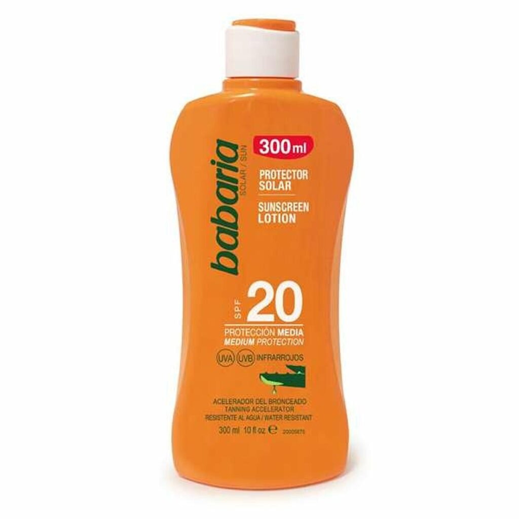 Babaria Solcreme SPF 20 - 300 ml Tanforstærker
