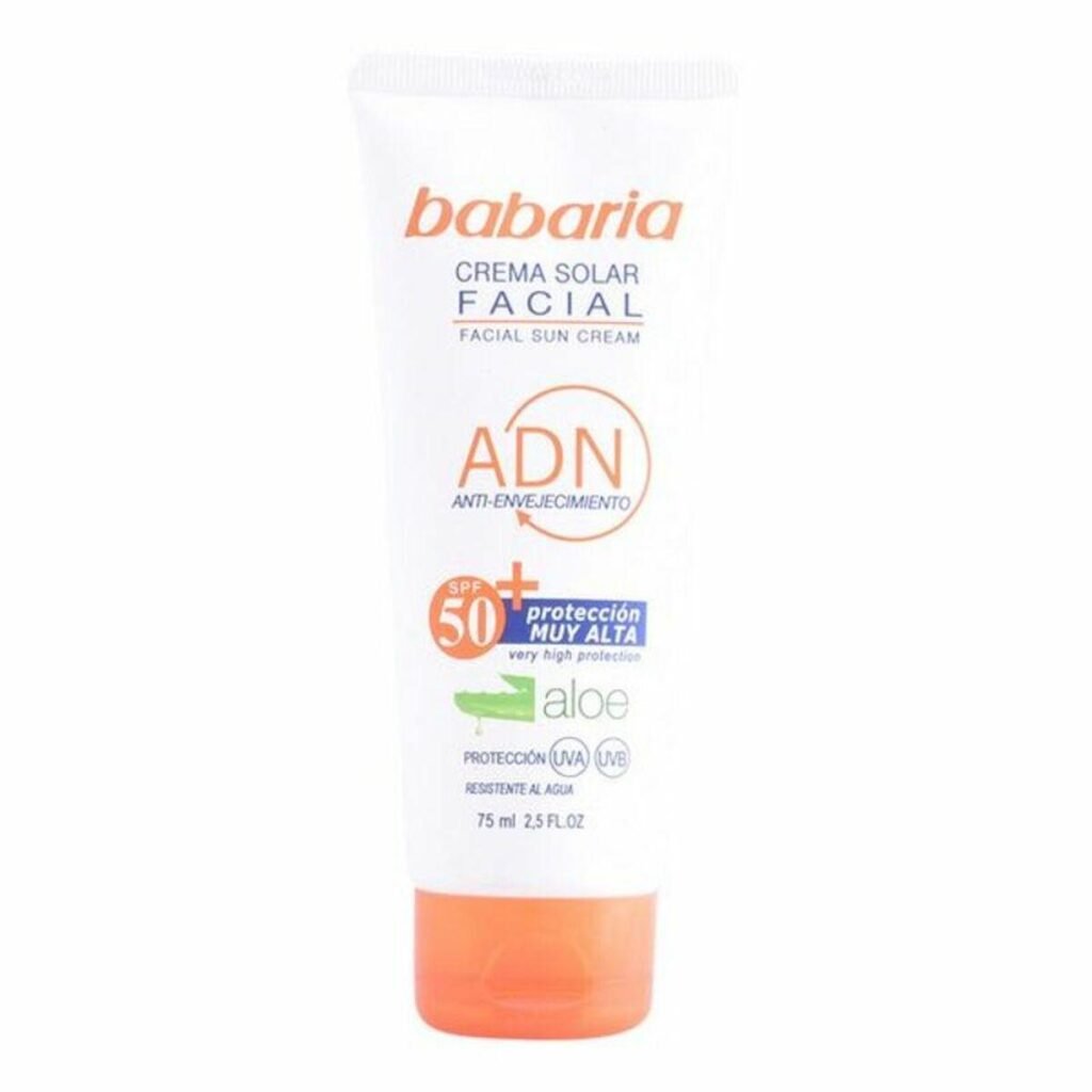 Babaria Solcreme til ansigt SPF 50 - 75 ml