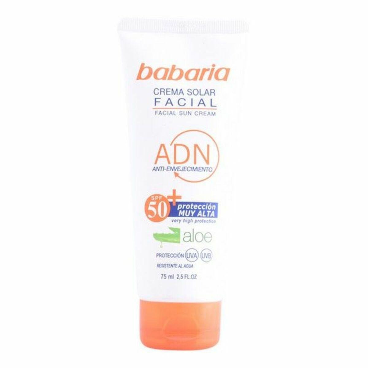 Babaria Solcreme til ansigt SPF 50 - 75 ml