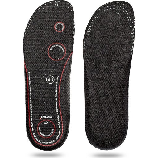 Brynje Universal indlægssåler, Sort, 44-46