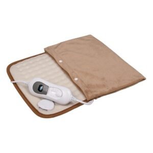 EDM Elektrisk varmepude 100 W - brun, 40 × 50 cm (07483)