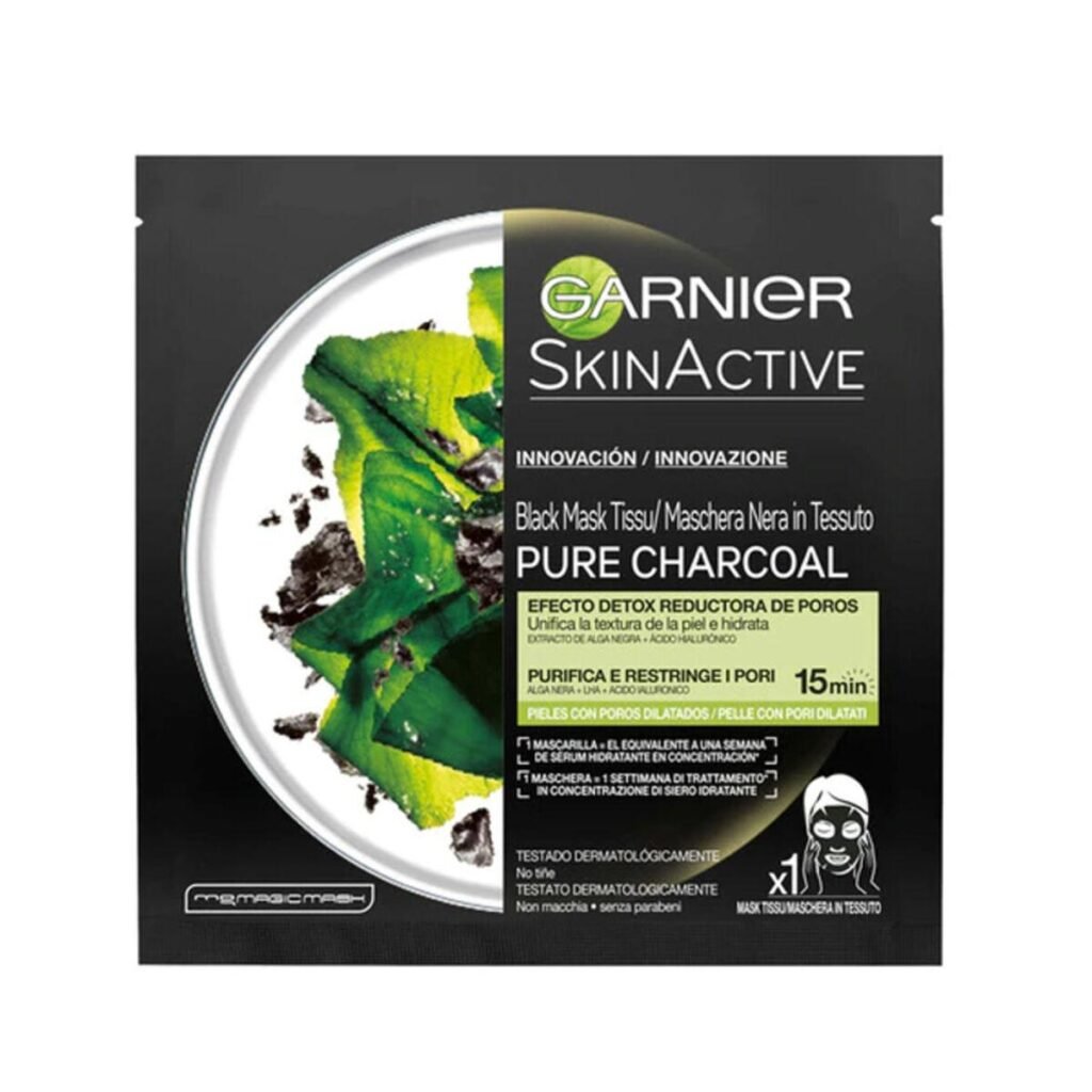 Garnier SkinActive Pure Charcoal Black Detox ansigtsmaske 28 g