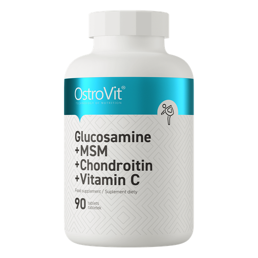 Glukosamin+ MSM + Chondroitin + C-Vitamin. 90 piller