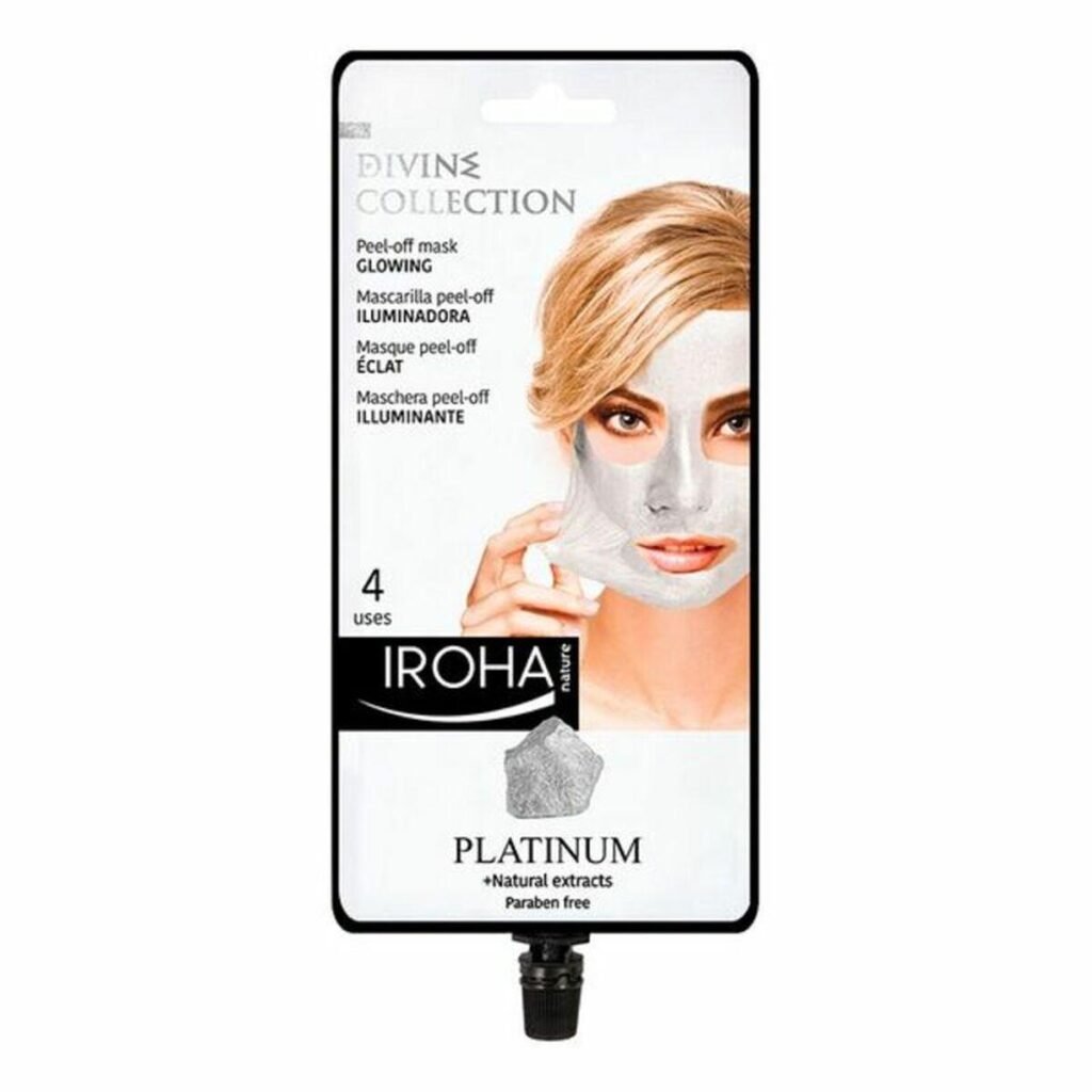 Iroha Peel-Off Ansigtsmaske Platinum - uden parabener