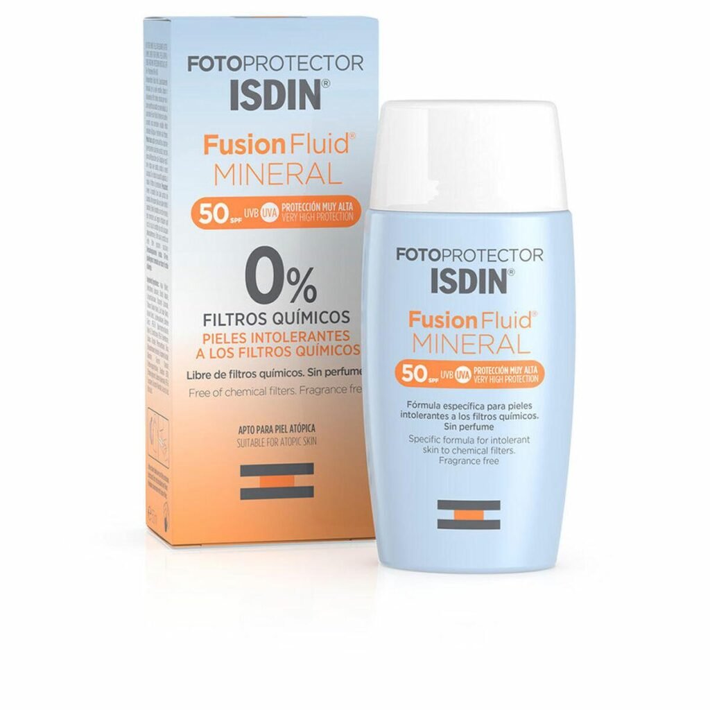 Isdin Fotoprotector Fusion Fluid Mineral SPF 50+ - Solcreme til ansigt, 50 ml