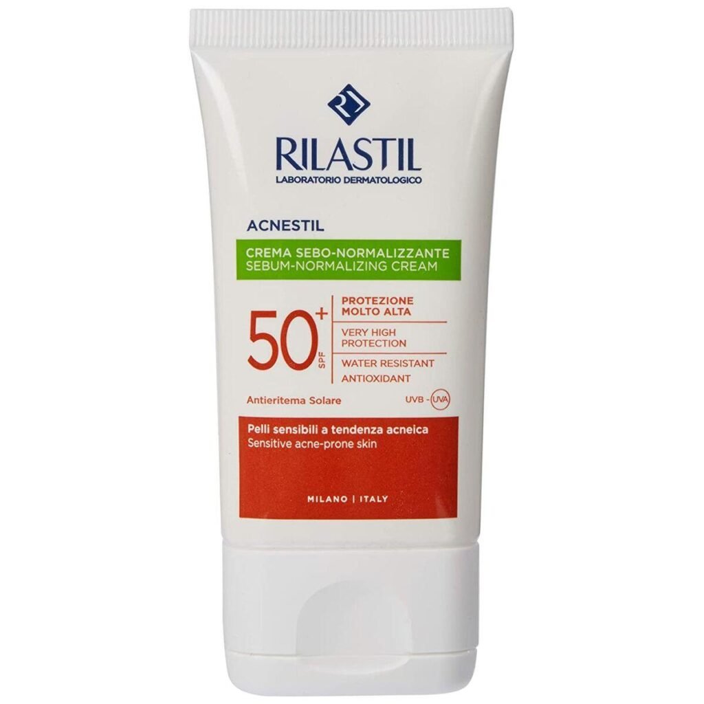 Rilastil Acnestil solcreme til ansigt SPF 50+ - 40 ml